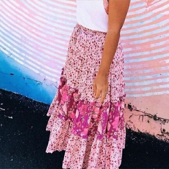 Floral Midi Skirt - Picture 4 of 13